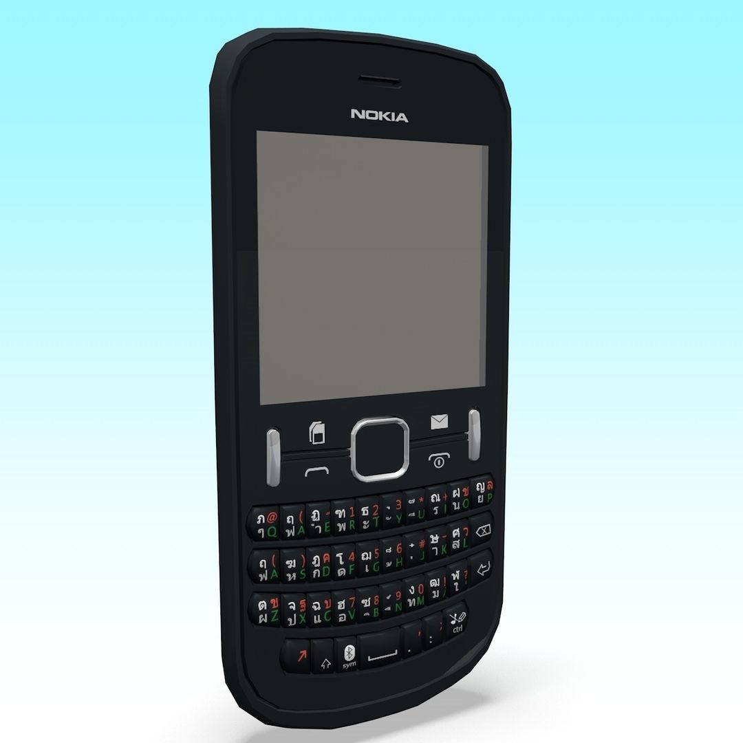 Phone Nokia 200 3D model_1