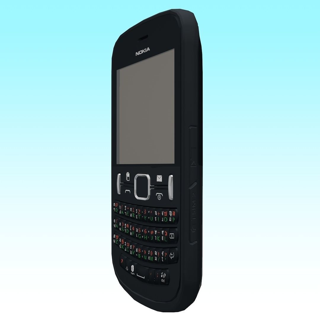 Phone Nokia 200 3D model_7