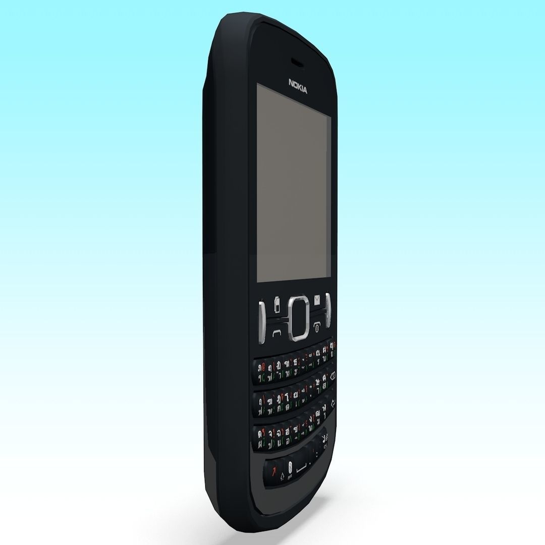 Phone Nokia 200 3D model_2