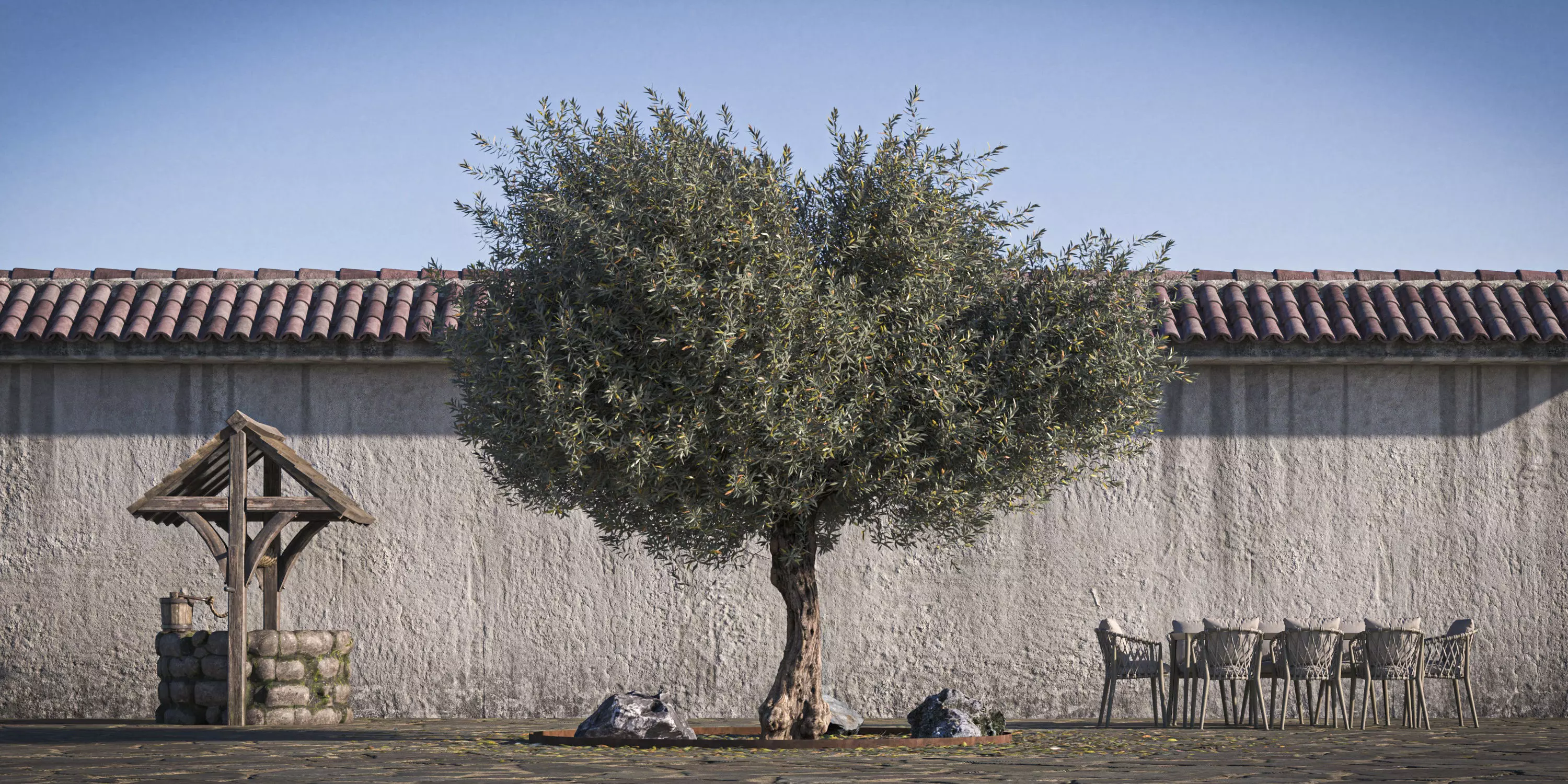 Olive Tree 07 RETOPO  3D model_0