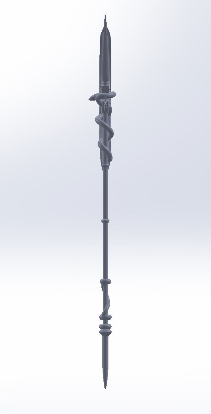 Gate Rory Mercury Axe Printable Assembly 3D print model_148