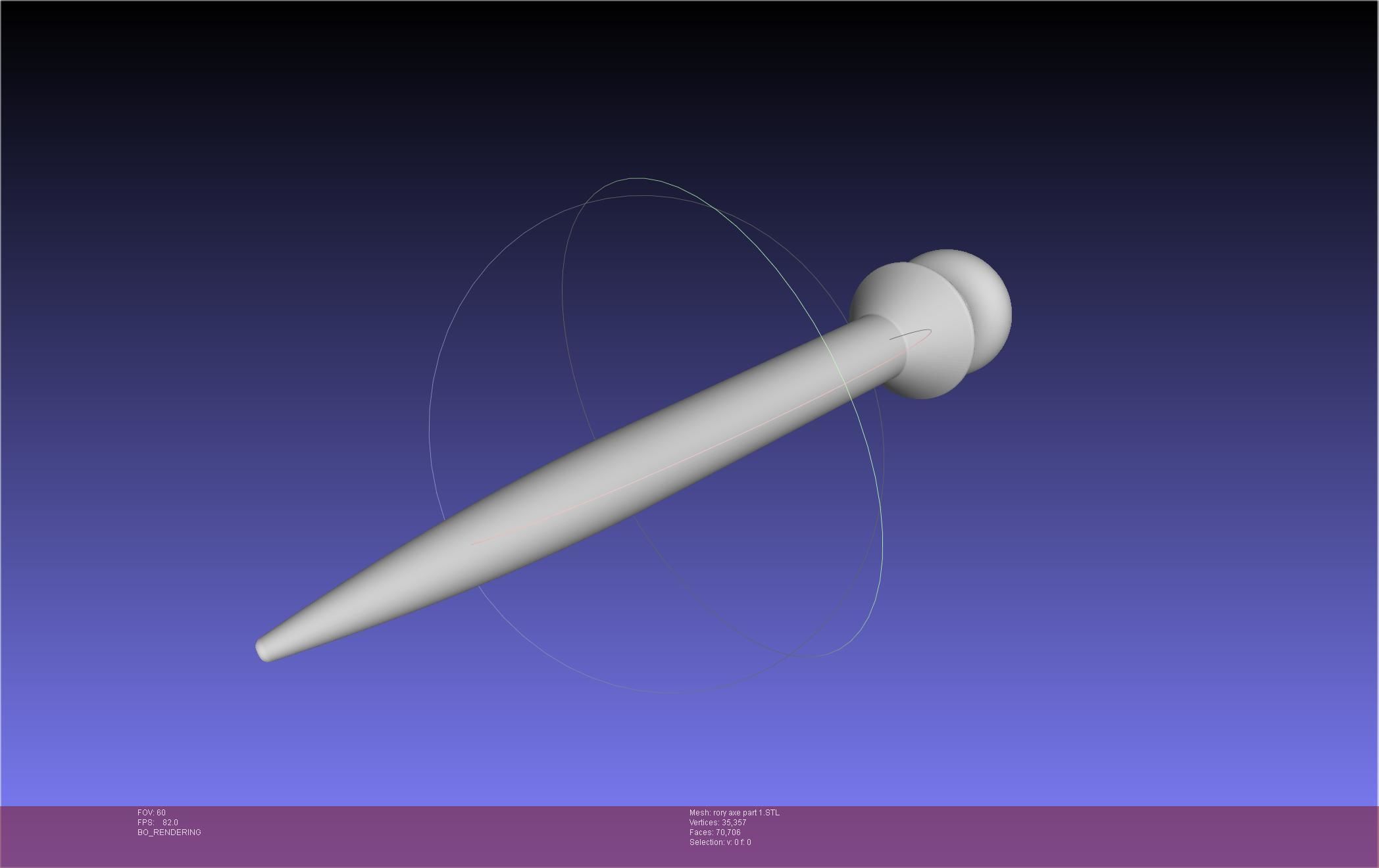 Gate Rory Mercury Axe Printable Assembly 3D print model_117