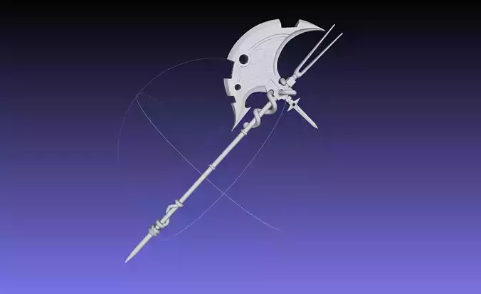 Gate Rory Mercury Axe Printable Assembly 3D print model