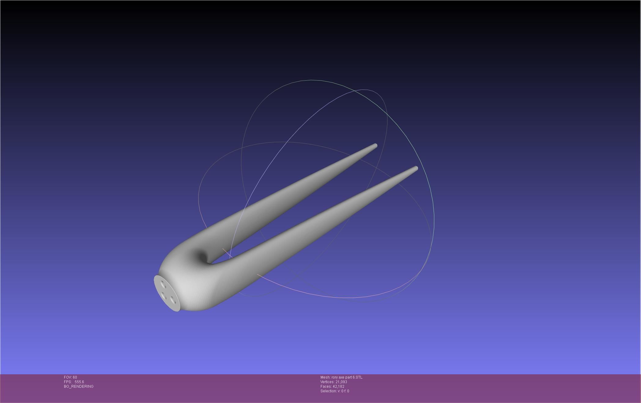 Gate Rory Mercury Axe Printable Assembly 3D print model_127