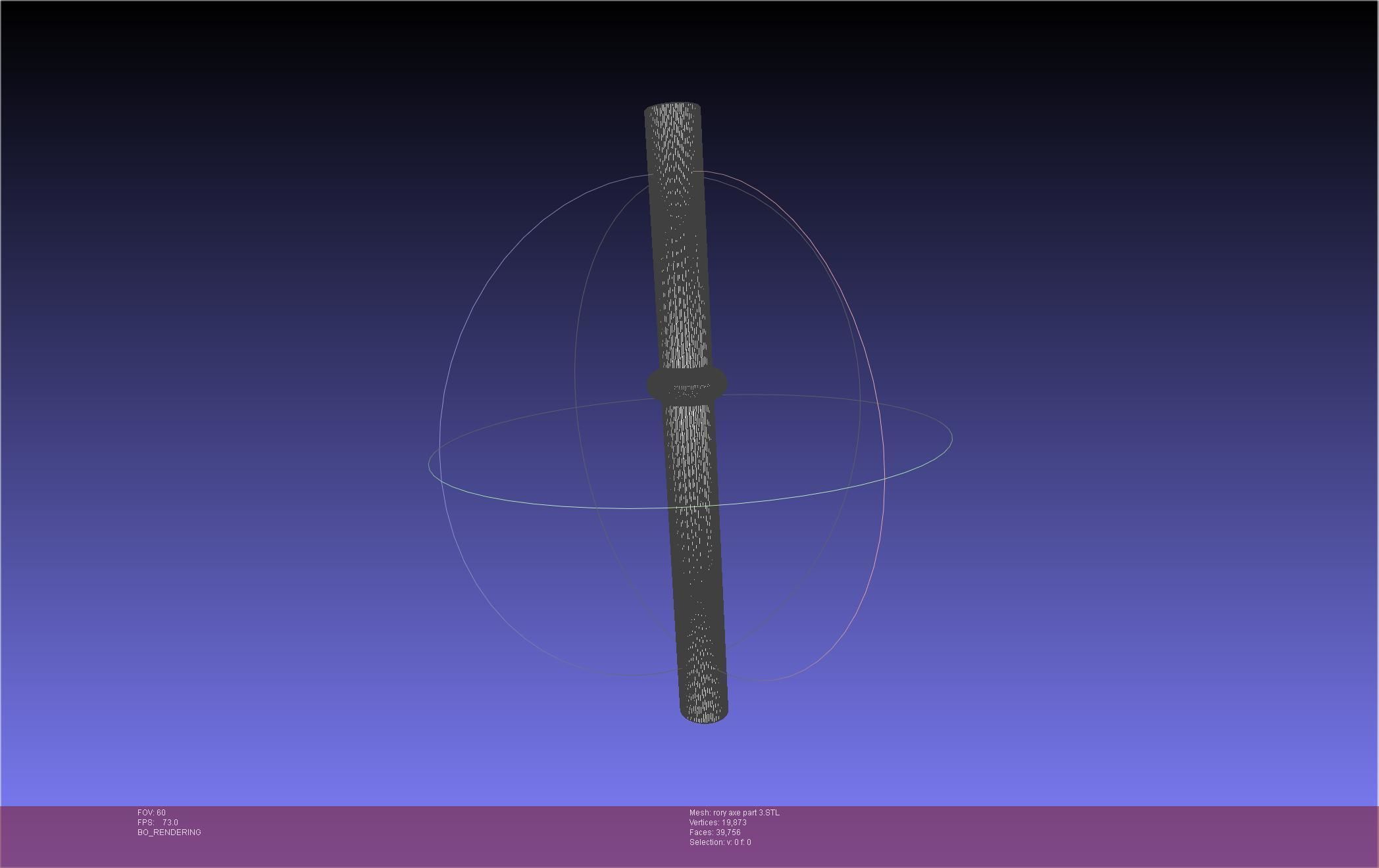 Gate Rory Mercury Axe Printable Assembly 3D print model_122