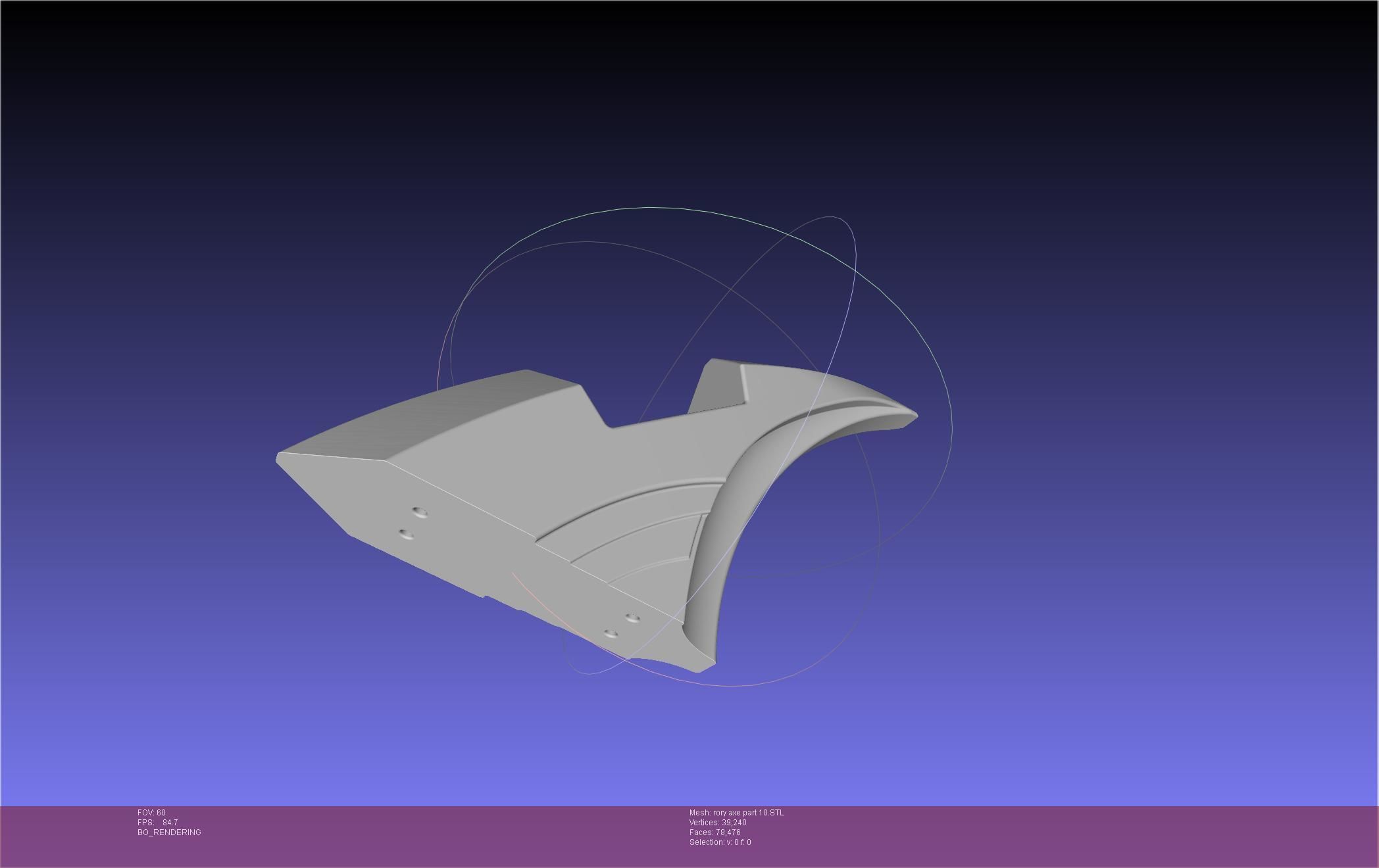Gate Rory Mercury Axe Printable Assembly 3D print model_138