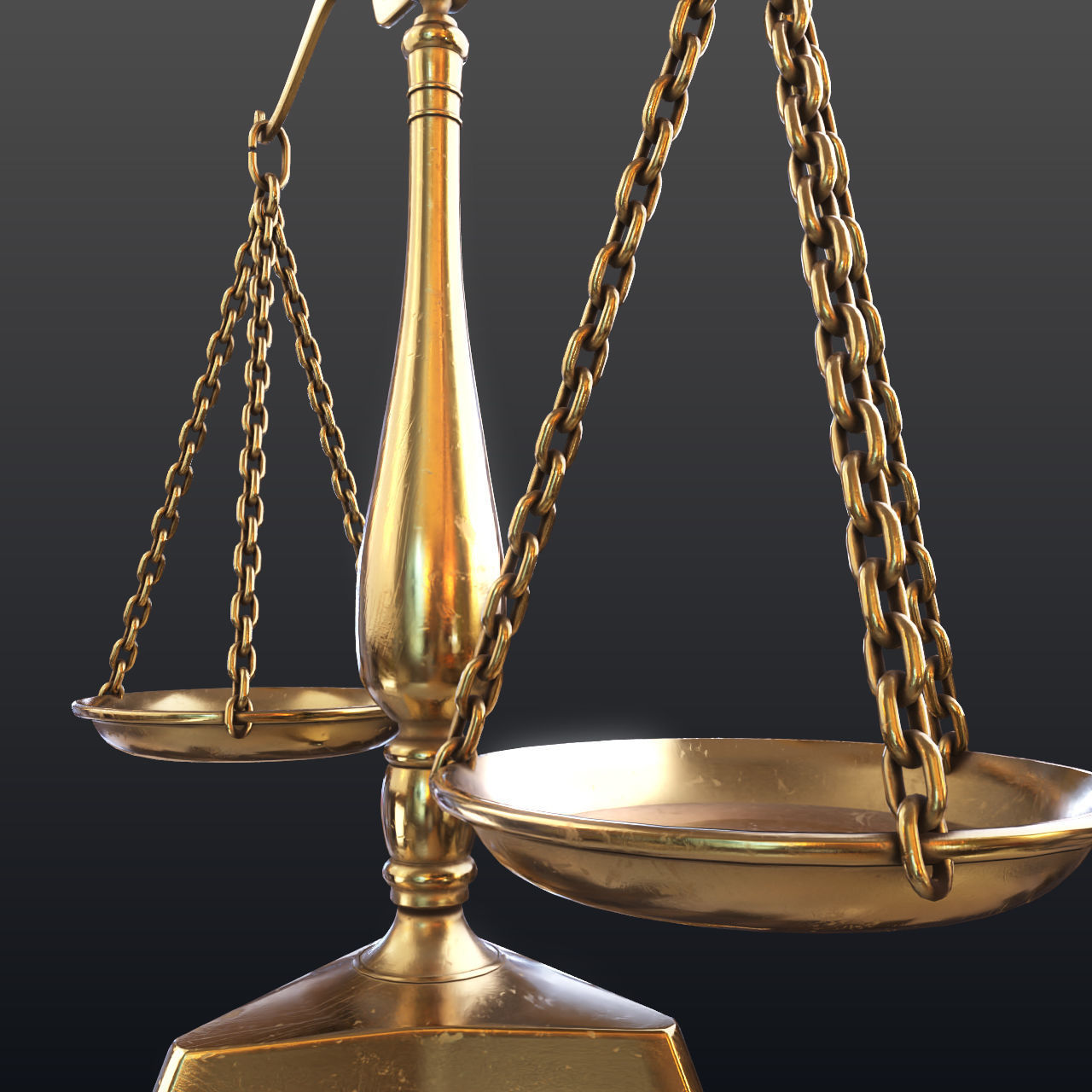 Balance scale 3D model_8