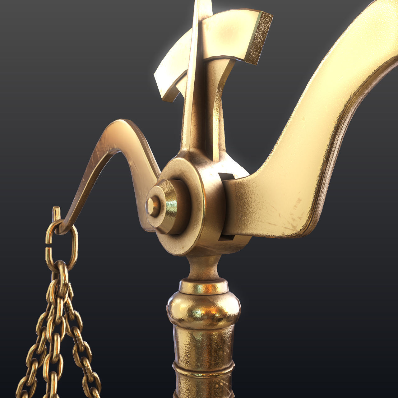 Balance scale 3D model_9