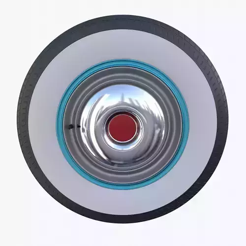 Generic 40s Car Wheel 3D model