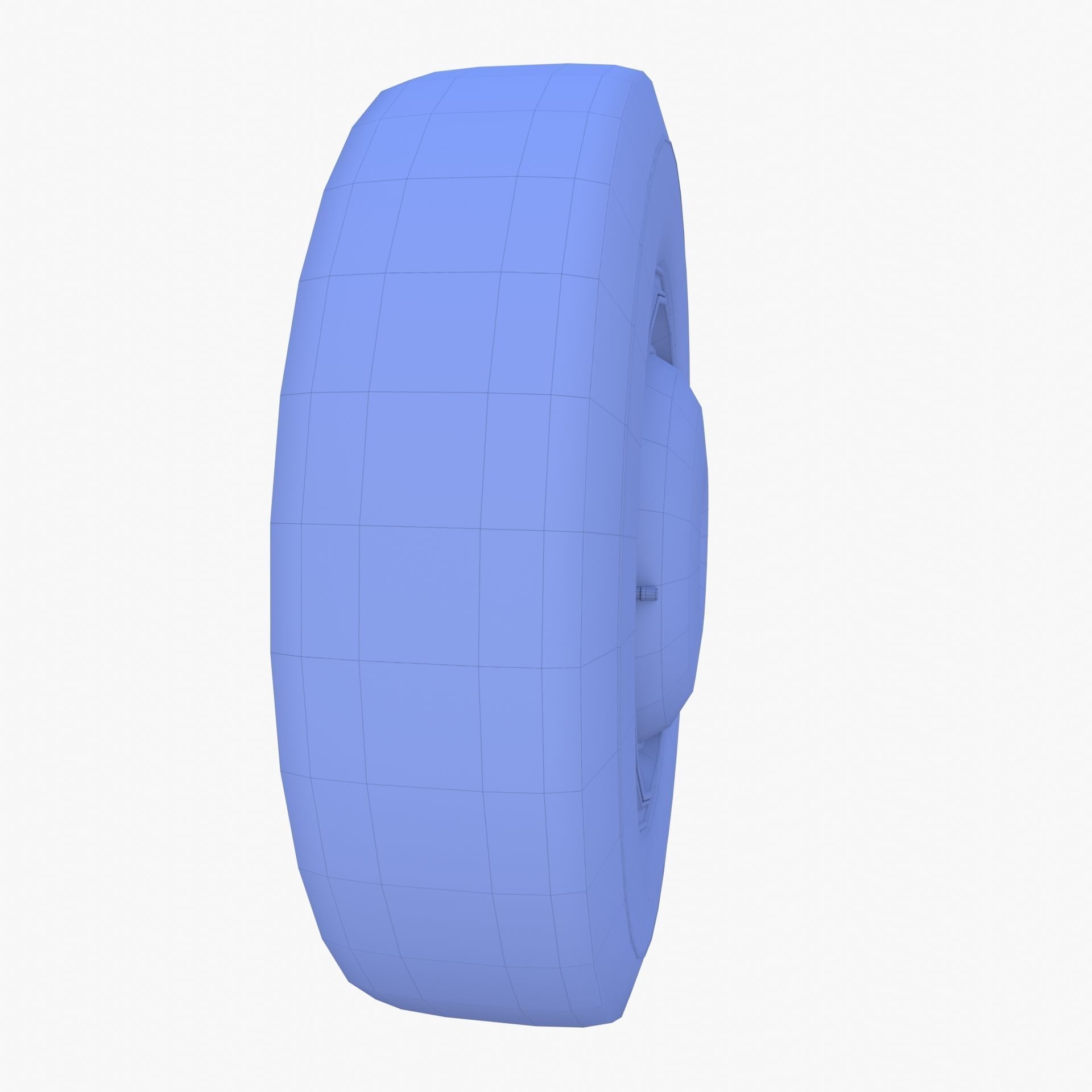 Generic 40s Car Wheel 3D model_15