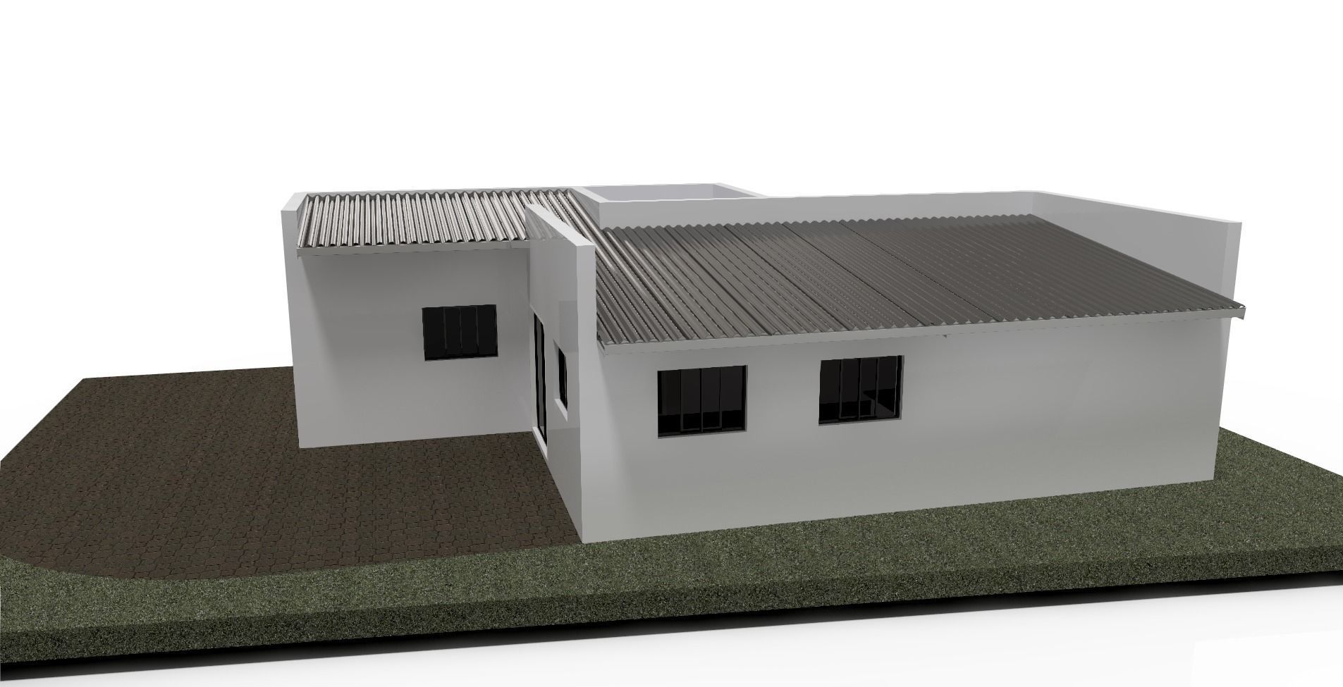 Flat Building 3D model_5