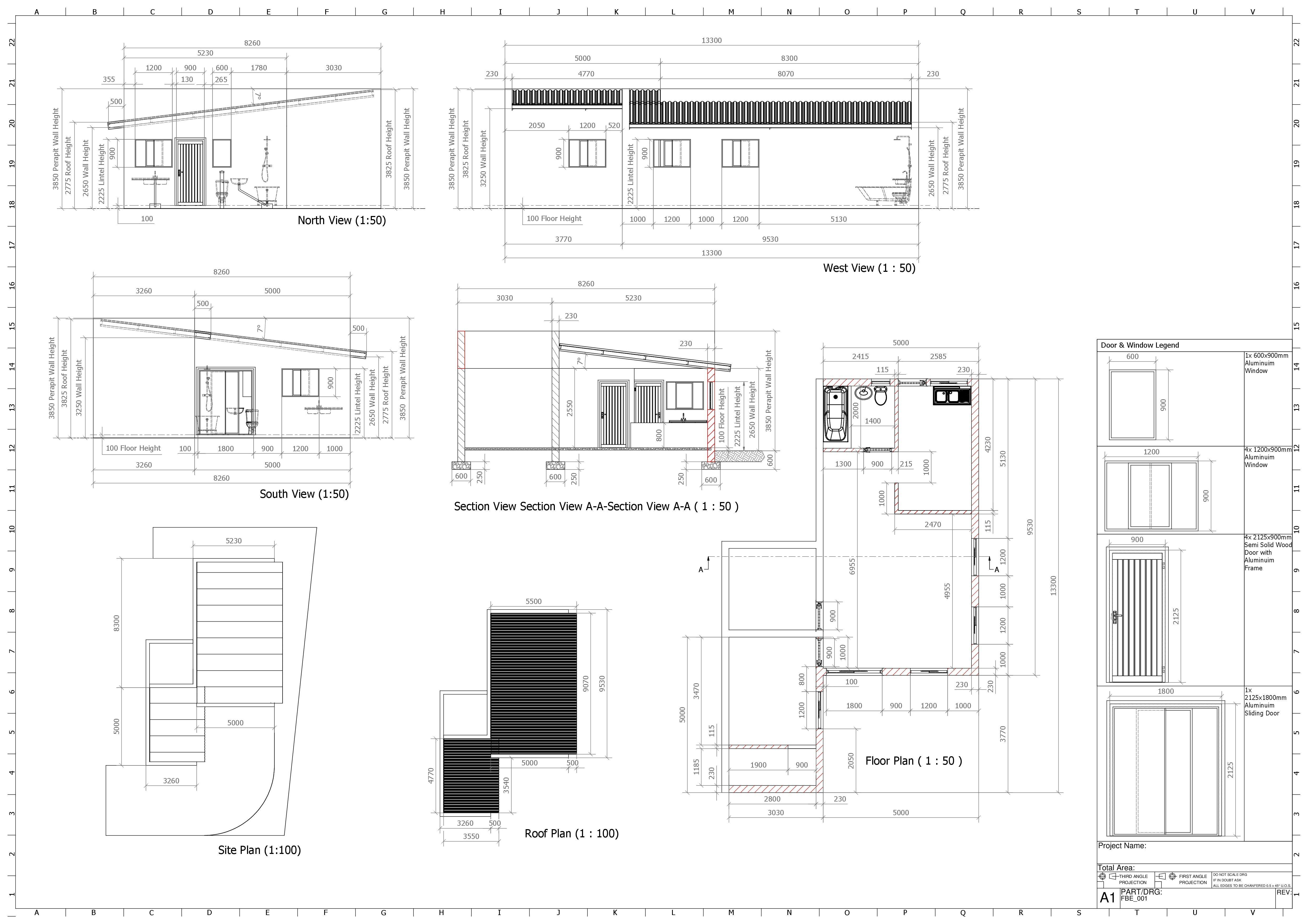 Flat Building 3D model_4