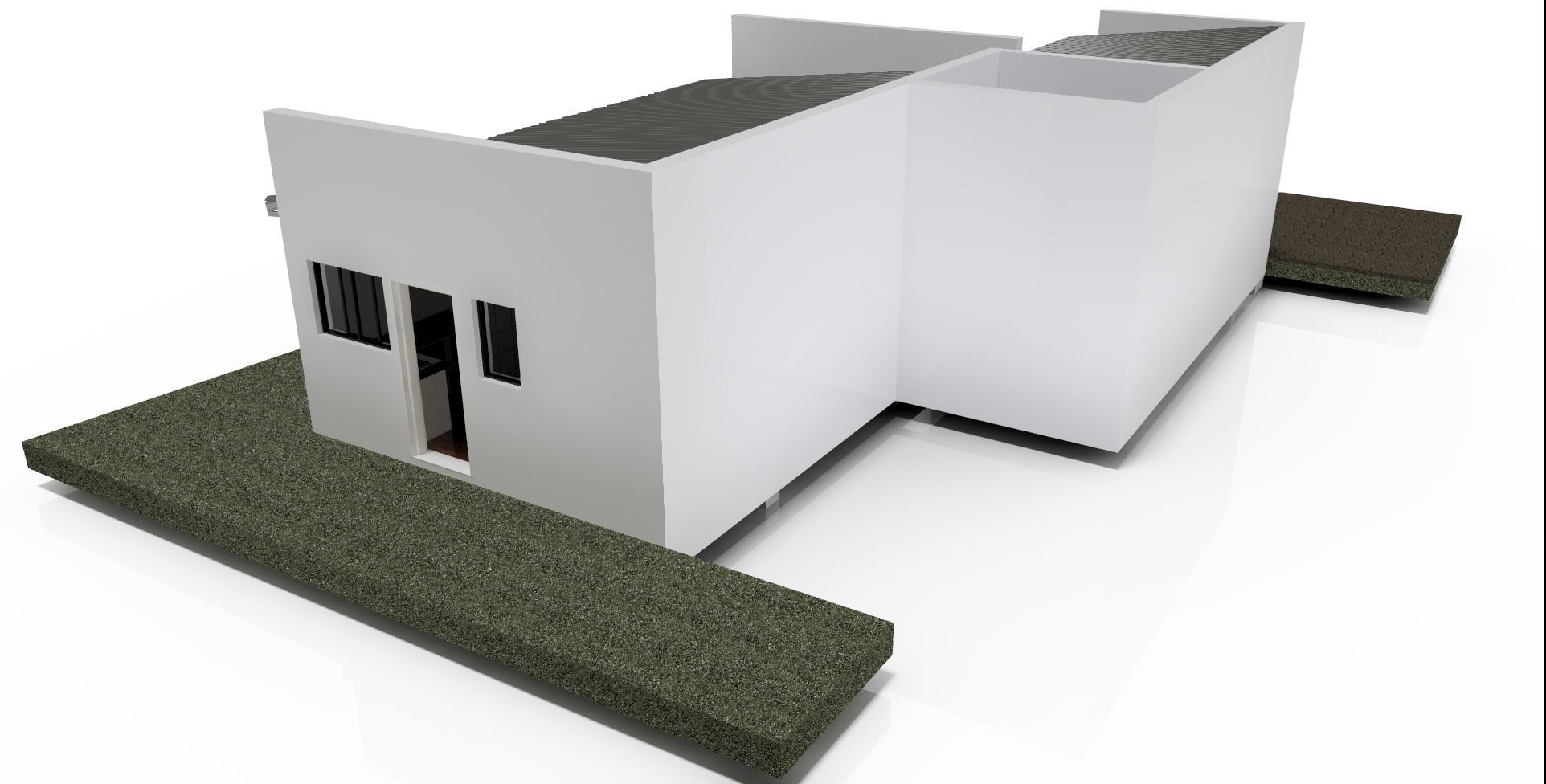 Flat Building 3D model_7