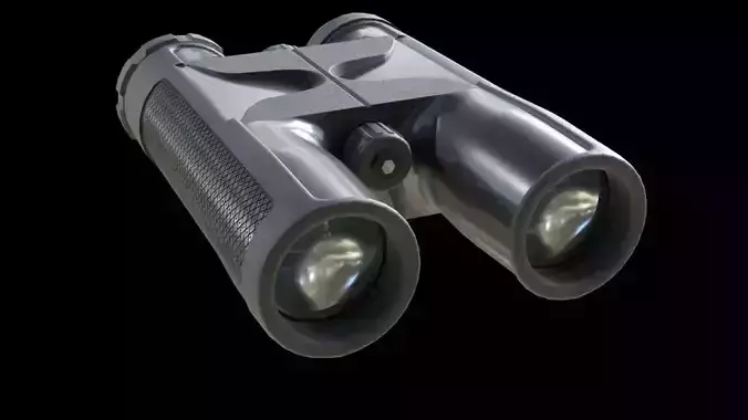 police binoculars 3D model