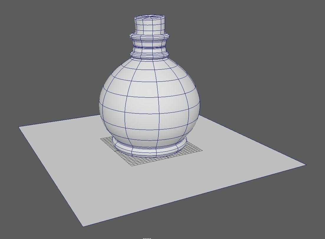 fish in pot Low-poly 3D model_12