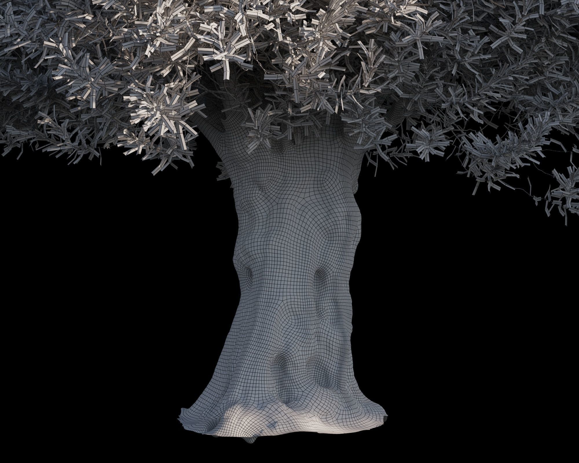 5 x Olive Tree Pack 01 3D Model Collection_10