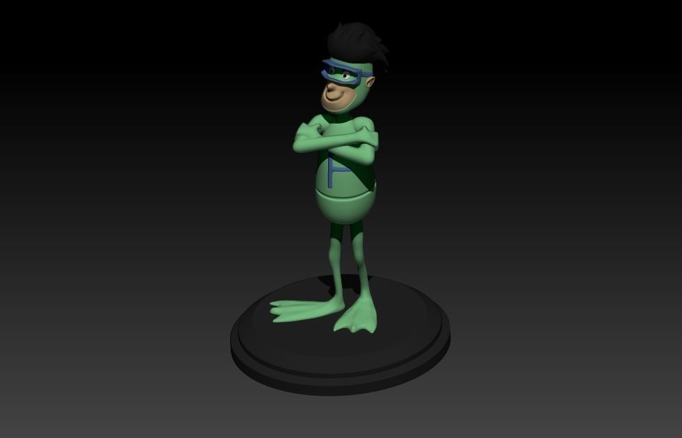 The Impossibles Collection frog 3D print model_6