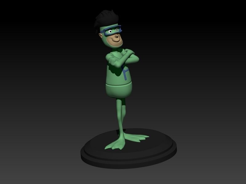 The Impossibles Collection frog 3D print model_5