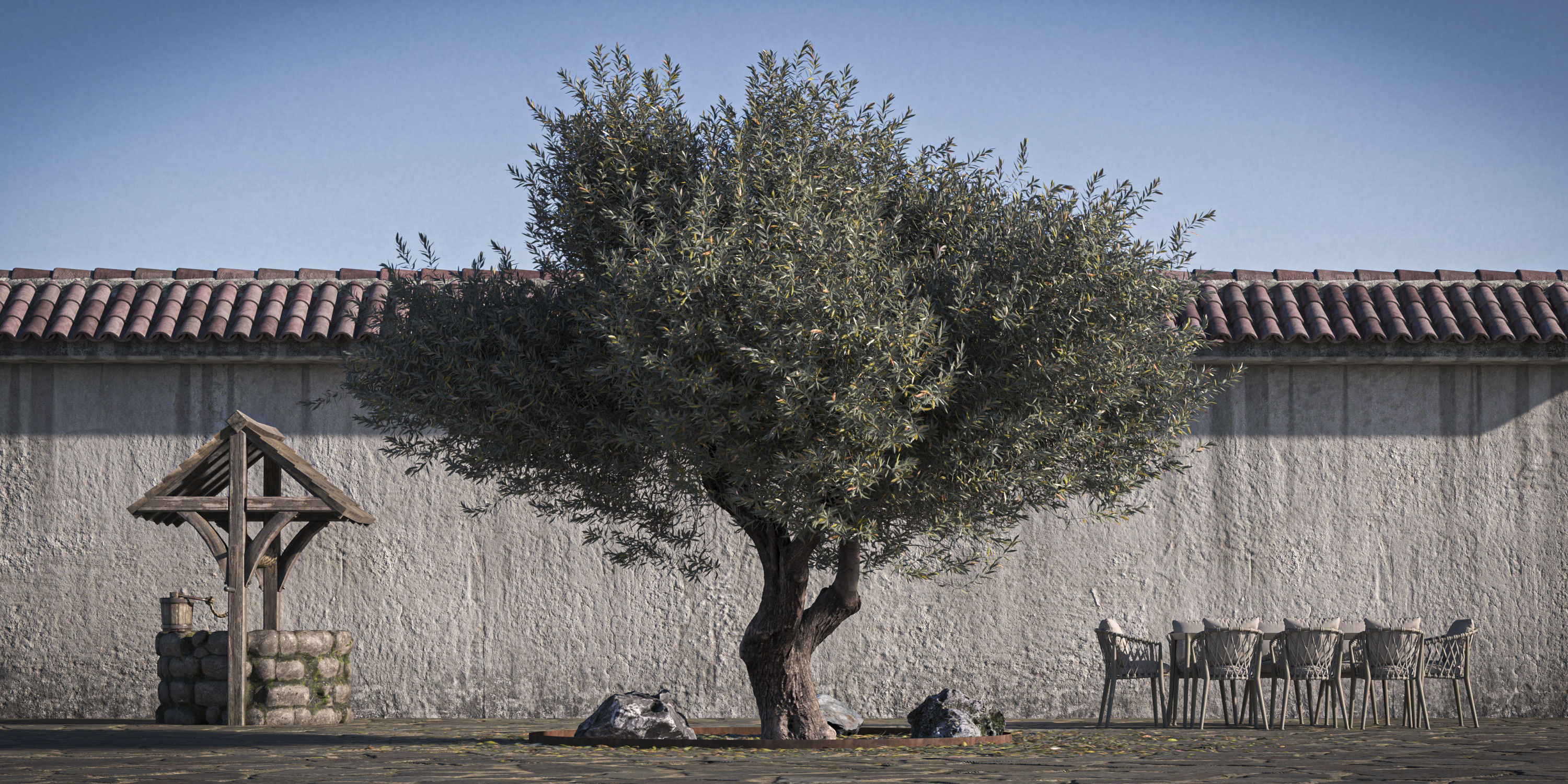 10 x Olive Tree Pack  3D Model Collection_32
