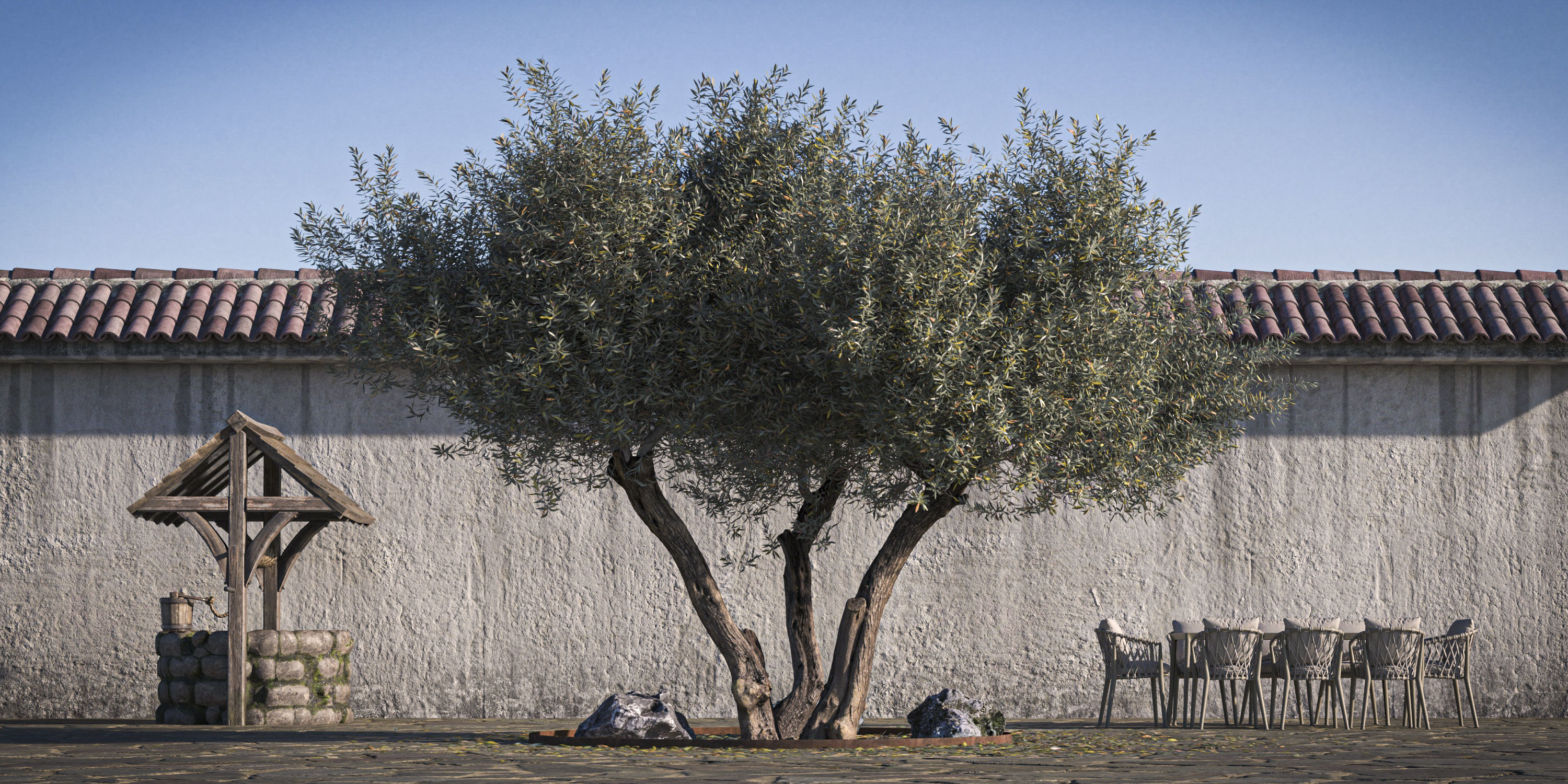 10 x Olive Tree Pack  3D Model Collection_70