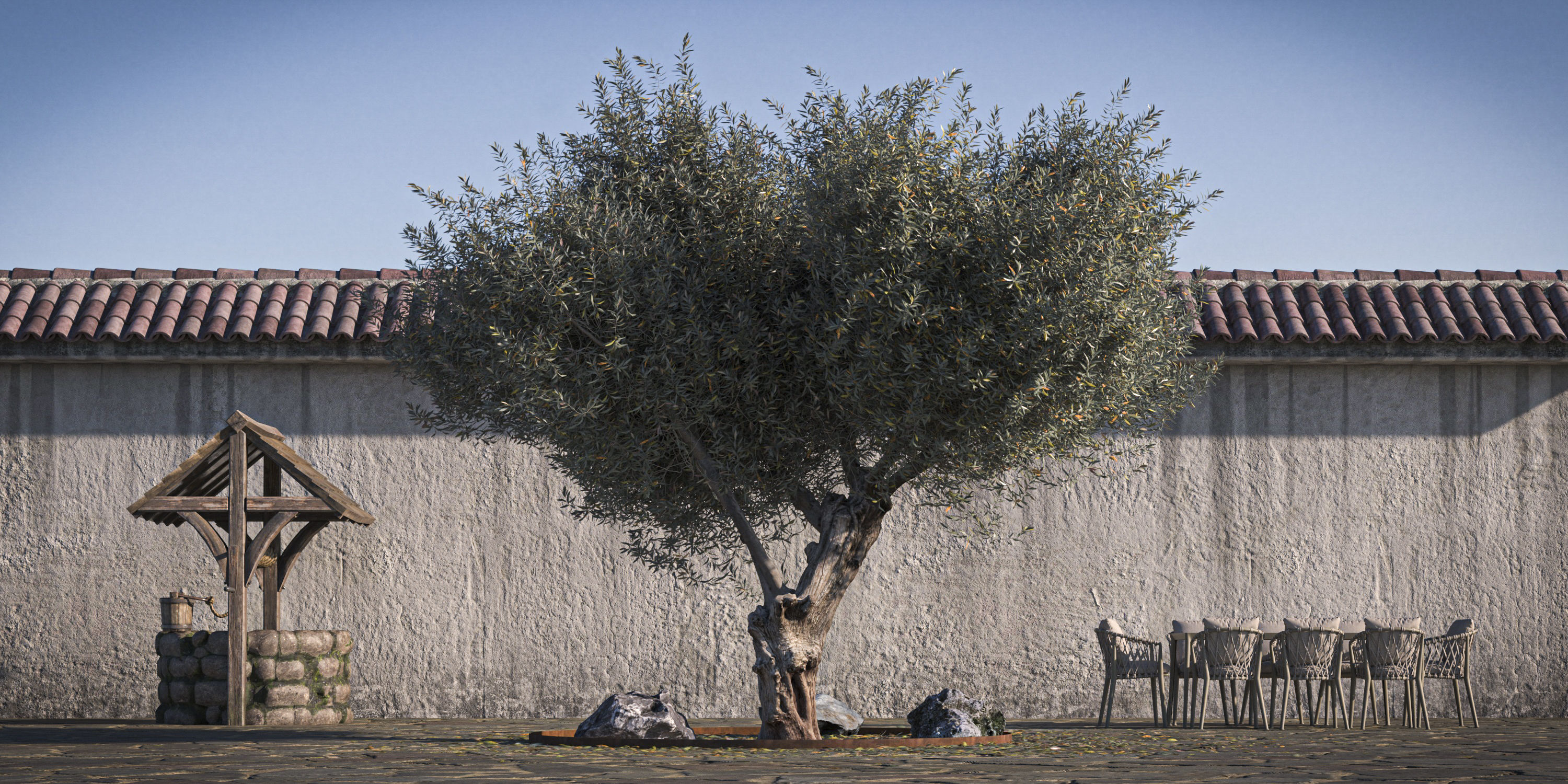10 x Olive Tree Pack  3D Model Collection_22