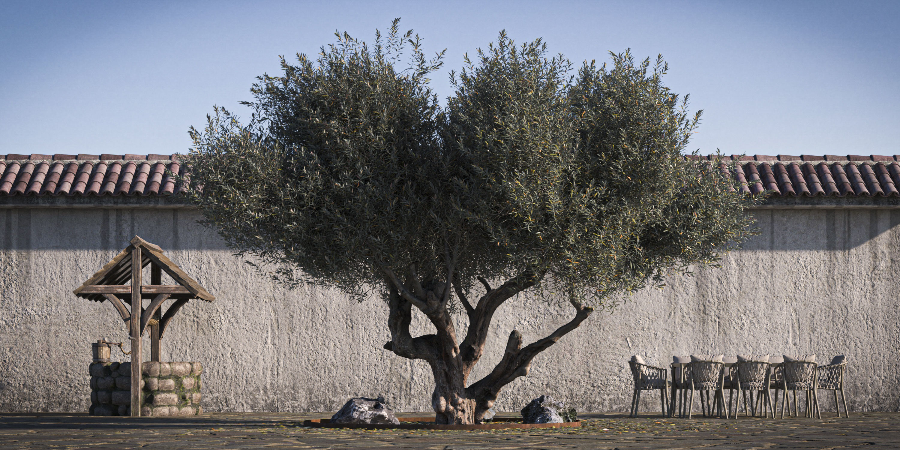 10 x Olive Tree Pack  3D Model Collection_69