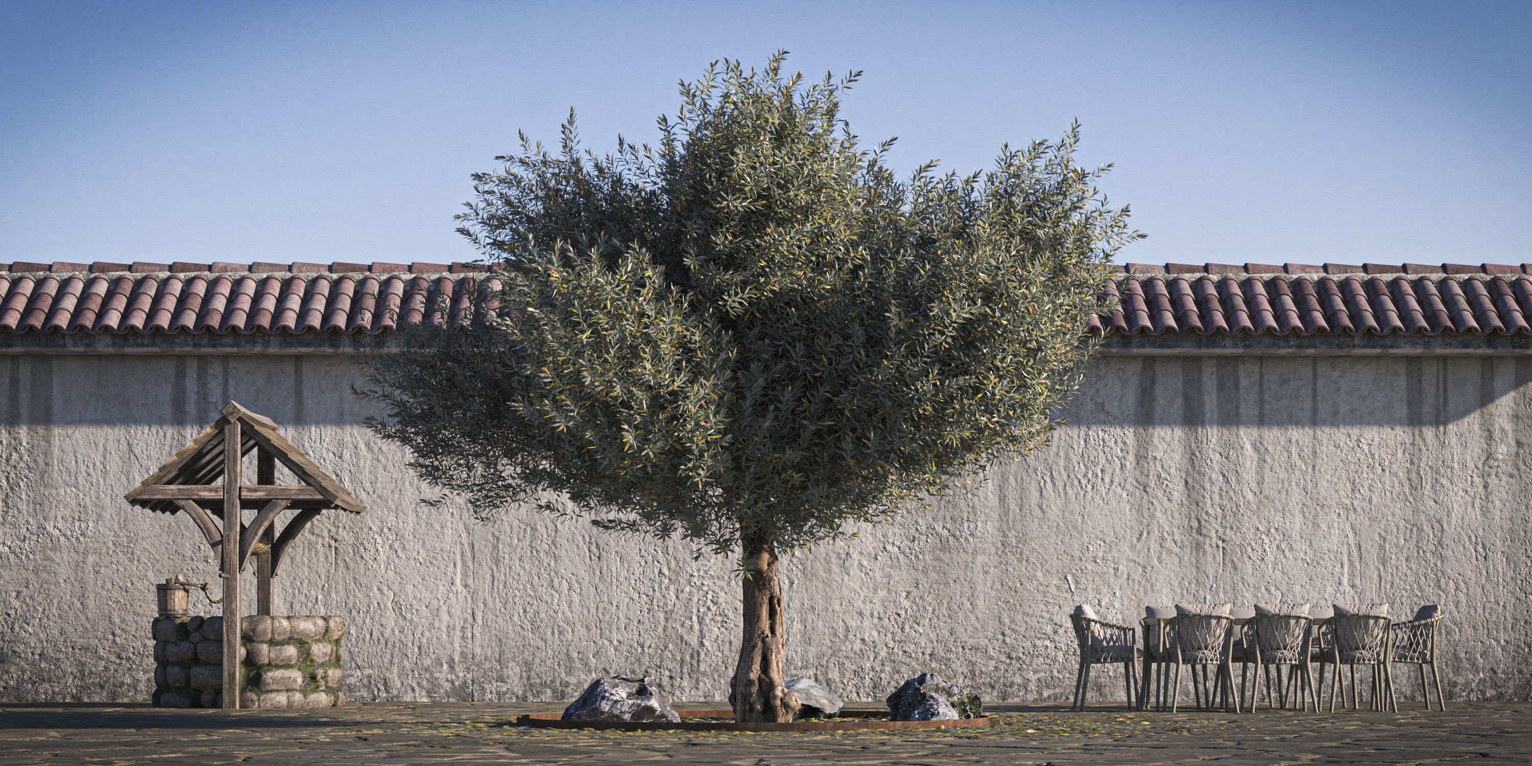 10 x Olive Tree Pack  3D Model Collection_68