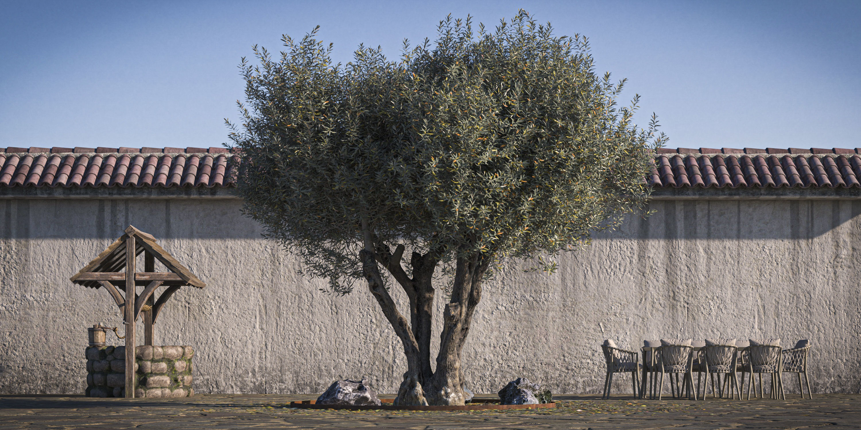 10 x Olive Tree Pack  3D Model Collection_20
