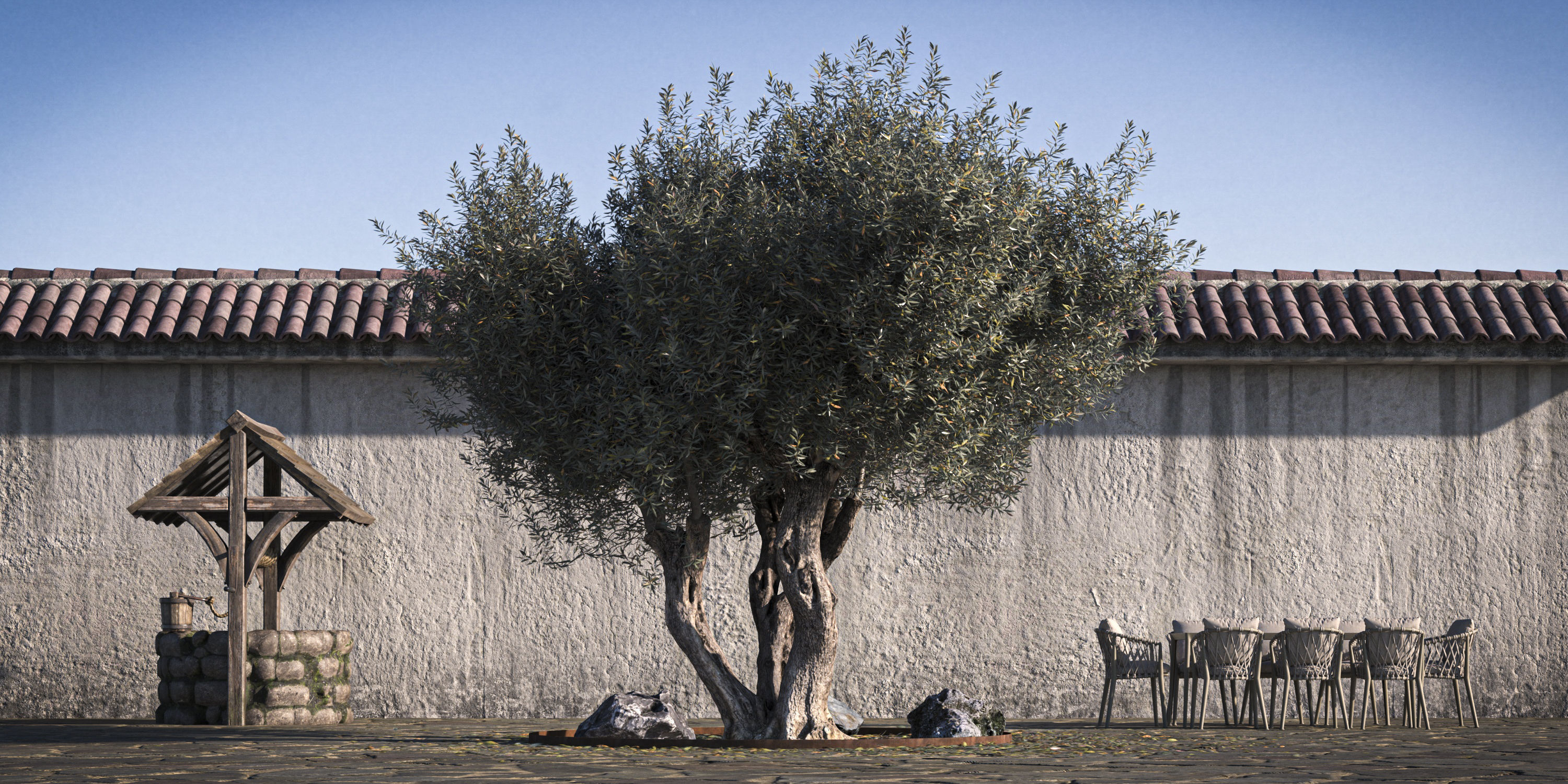 10 x Olive Tree Pack  3D Model Collection_66