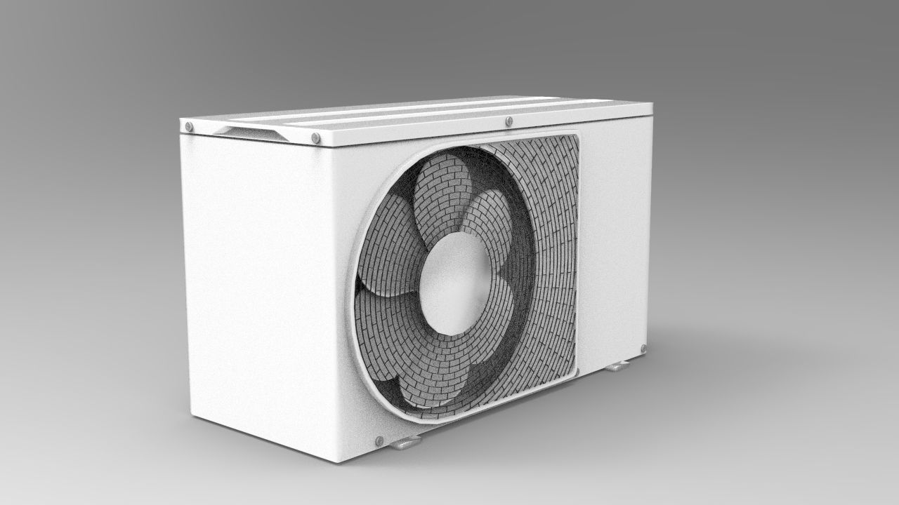 Air Conditioning 3D model_1