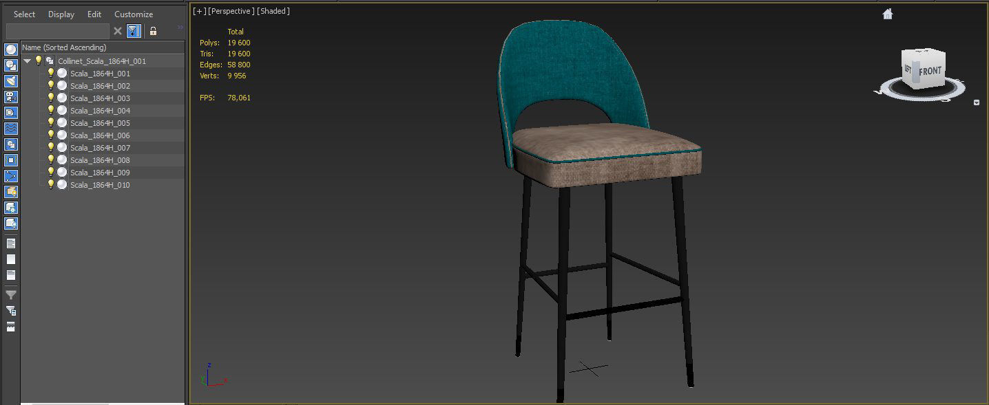 Collinet SCALA Ref 1864H 3D model_18