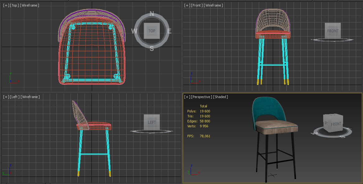 Collinet SCALA Ref 1864H 3D model_16