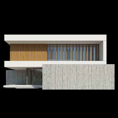 Modern Villa Design - 8 models 3D model 5
