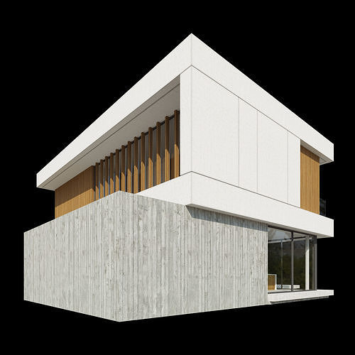 Modern Villa Design - 8 models 3D model 3