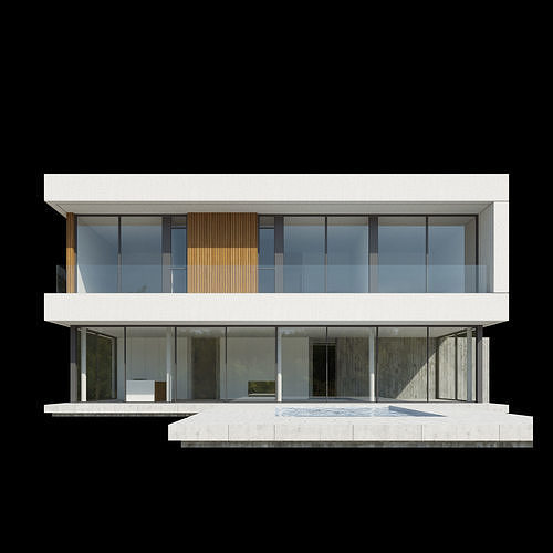 Modern Villa Design - 8 models 3D model 6