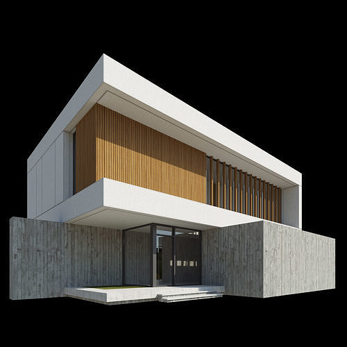 Modern Villa Design - 8 models 3D model 2