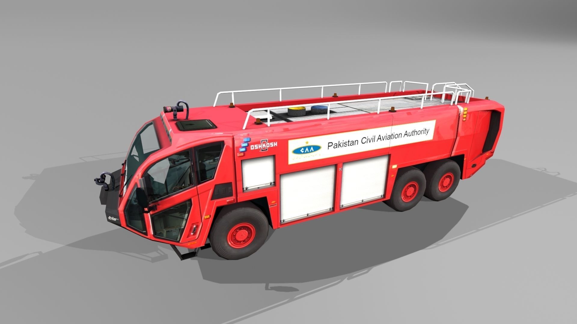 Low Poly Oshkosh Stryker 3000  Low-poly 3D model_5