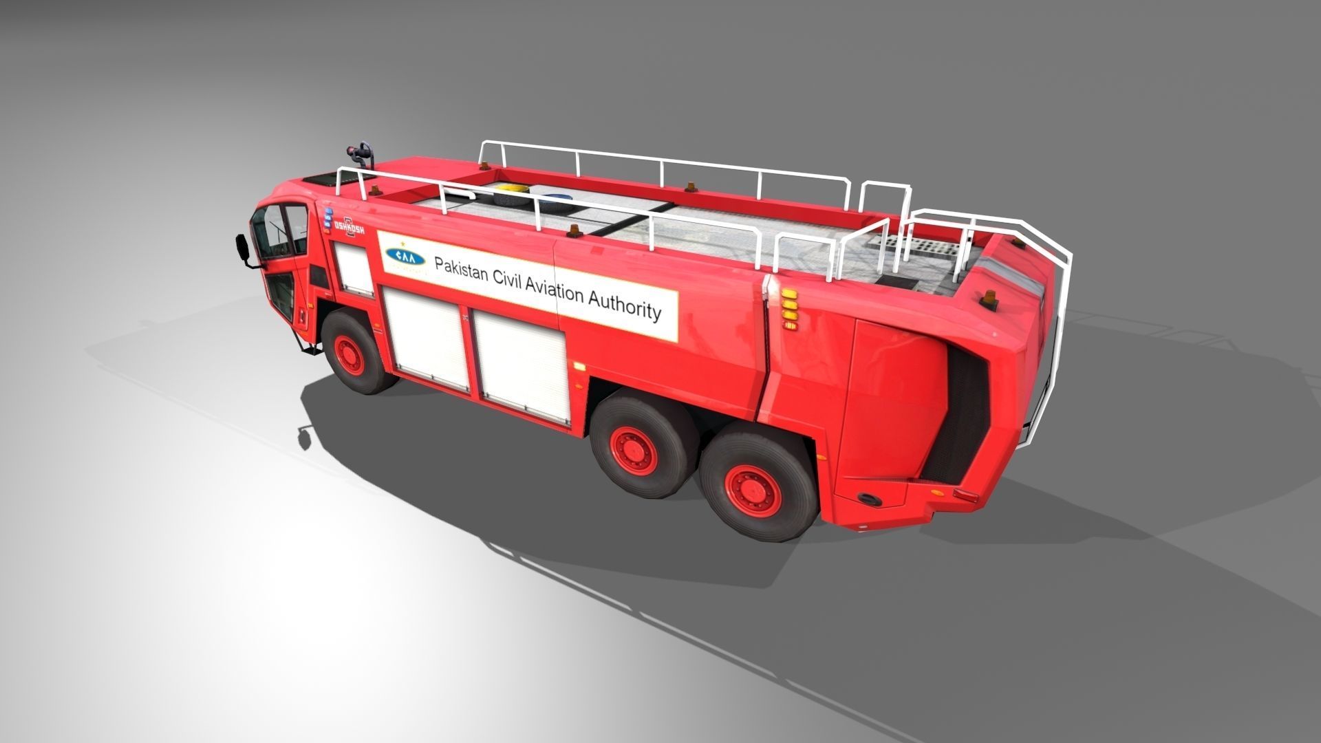 Low Poly Oshkosh Stryker 3000  Low-poly 3D model_3