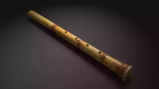 Shakuhachi bamboo flute