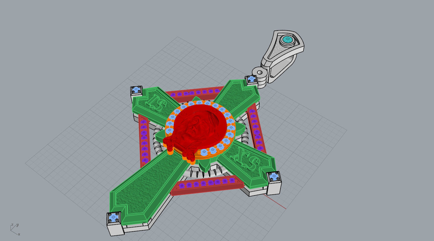 CROSS N - 222 3D print model_19