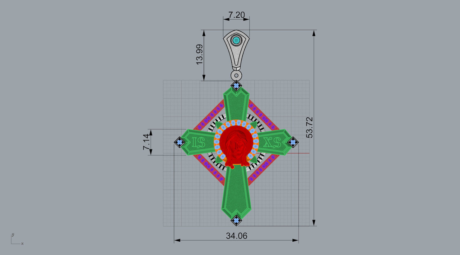 CROSS N - 222 3D print model_7