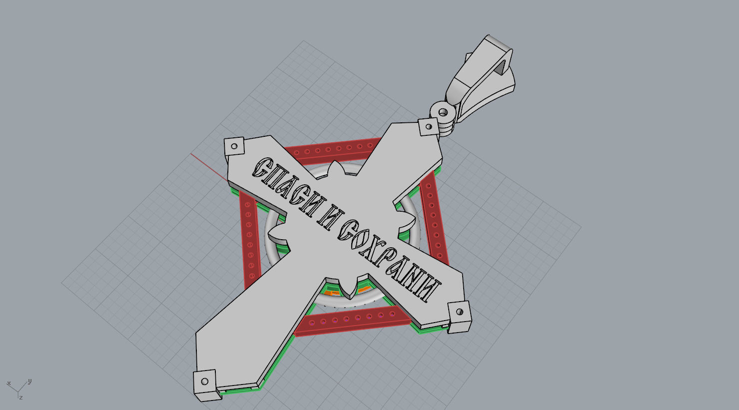 CROSS N - 222 3D print model_20