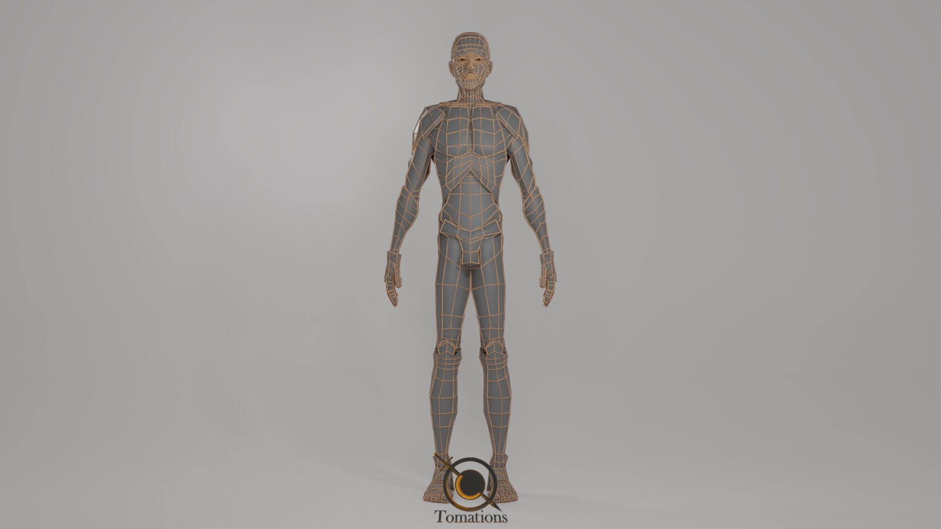 Blender IK and FK Rigged Doll  - Male   Low-poly 3D model_16