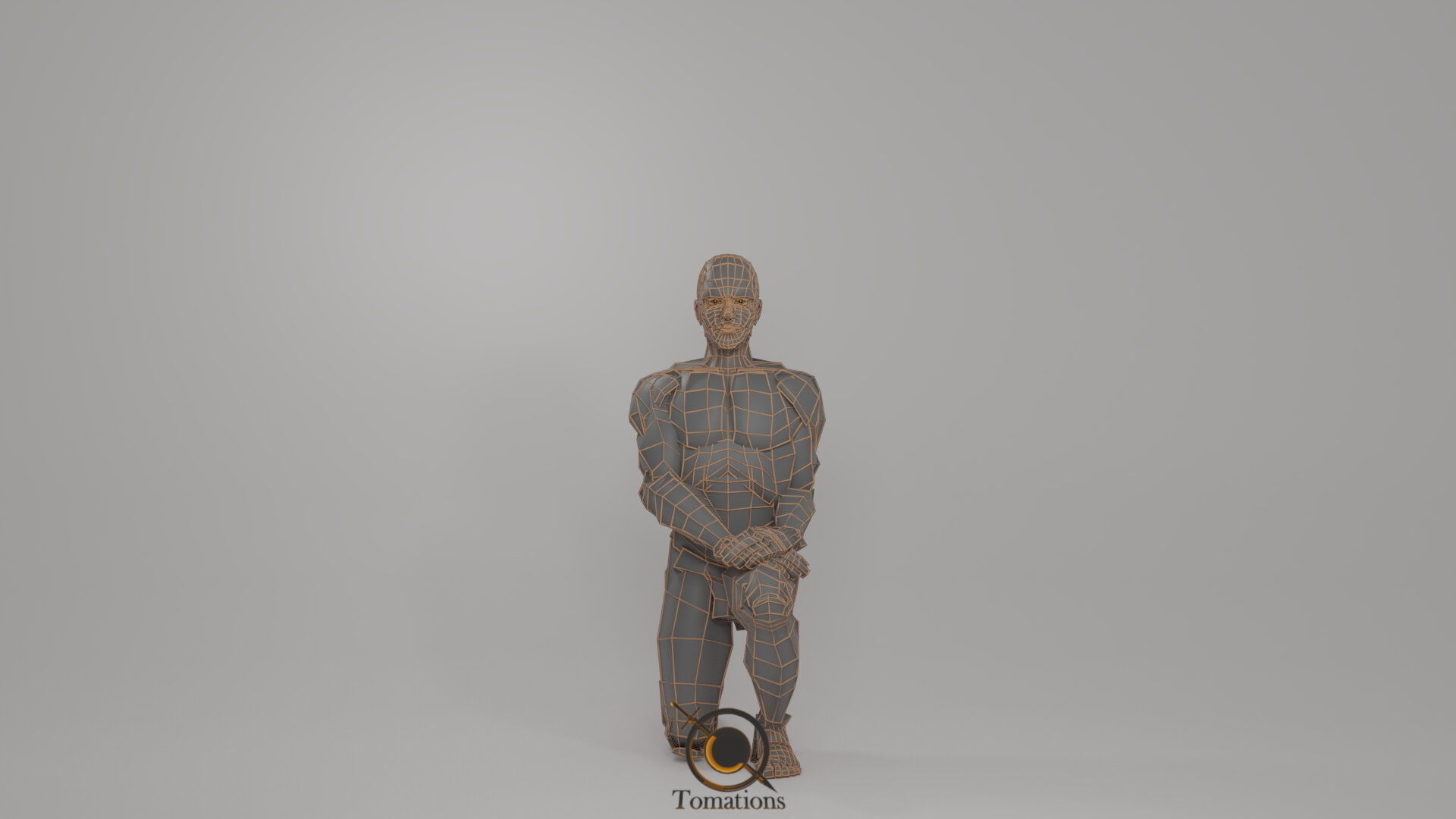 Blender IK and FK Rigged Doll  - Male   Low-poly 3D model_14