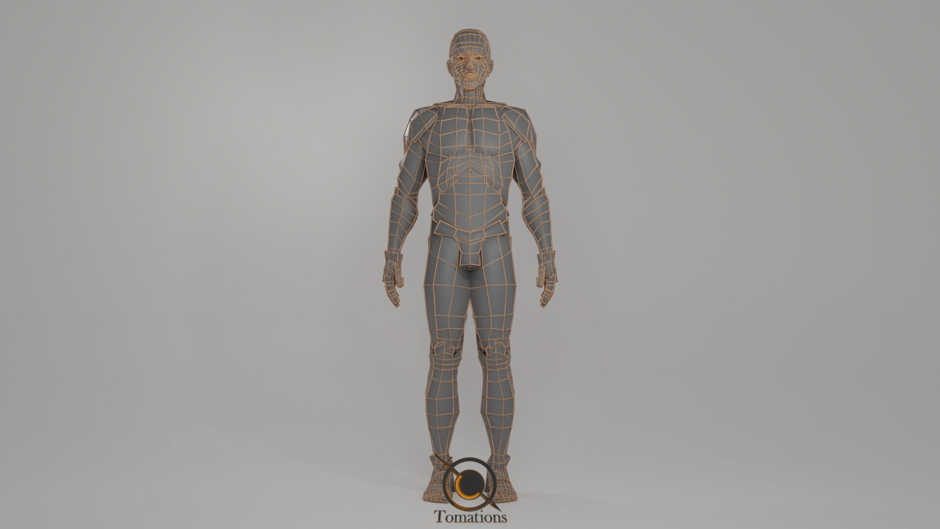 Blender IK and FK Rigged Doll  - Male   Low-poly 3D model_13