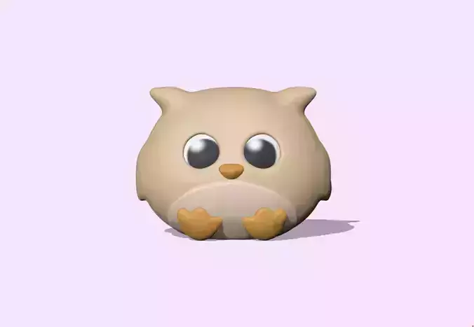 A Cute Owl to decorate and play 3D print model