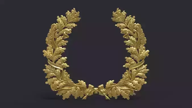 Wreath of oak leaves