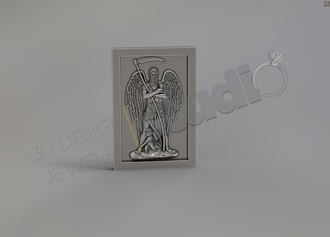 Chronos realistic figure pendant 3d model 3D print model
