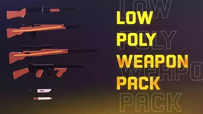 Low Poly Weapon Pack
