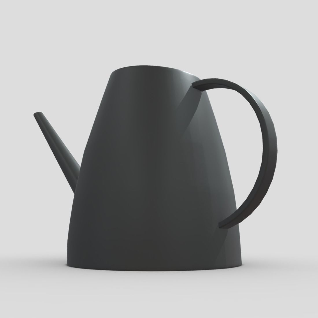 Watering Can 2 Low-poly 3D model_8